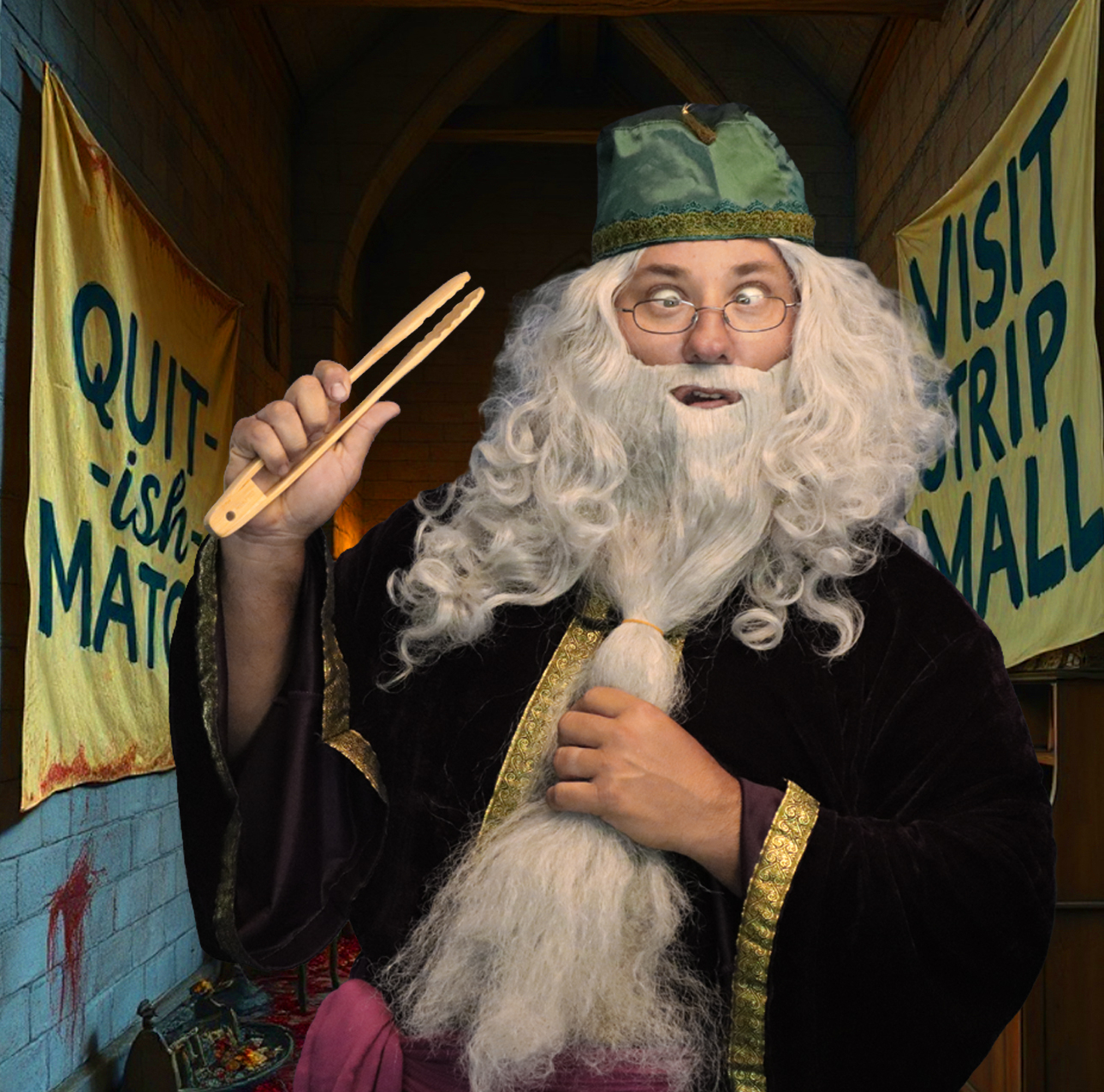 Professor Dumpling-Door with Geezer Wand